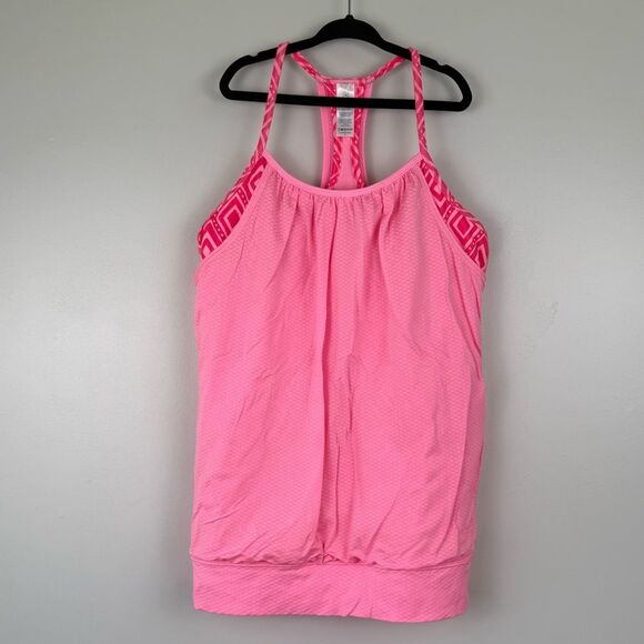 Ivivva by Lululemon girl’s Size 14 Double Dutch tank top- Pink - Picture 1 of 6